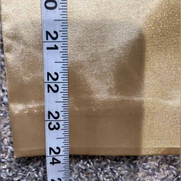 Bay Studio Evenings Vintage Gold Satin Overcoat size medium - Picture 7 of 8